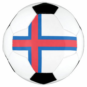 Ballon De Foot Drapeau des îles Féroé