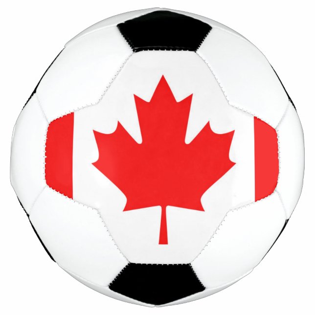 Ballon De Foot Drapeau du Canada (Devant)