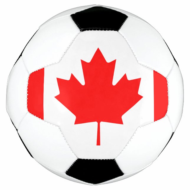 Ballon De Foot Drapeau du Canada (Devant)