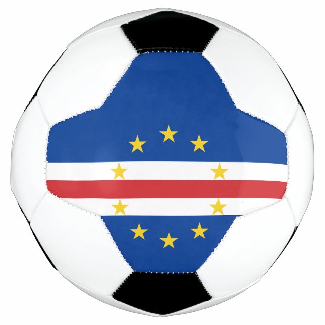 Ballon De Foot Drapeau du Cap-Vert (Devant)