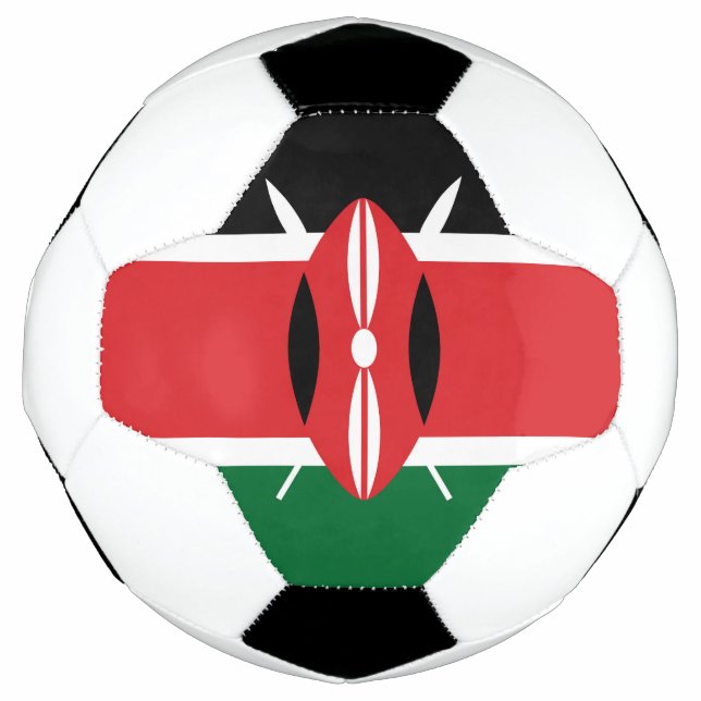 Ballon De Foot Drapeau du Kenya (Devant)