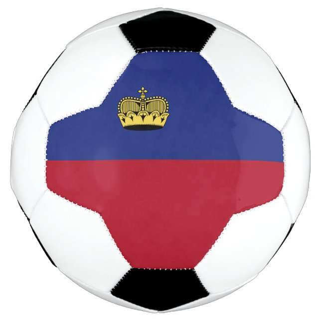 Ballon De Foot Drapeau du Liechtenstein (Devant)