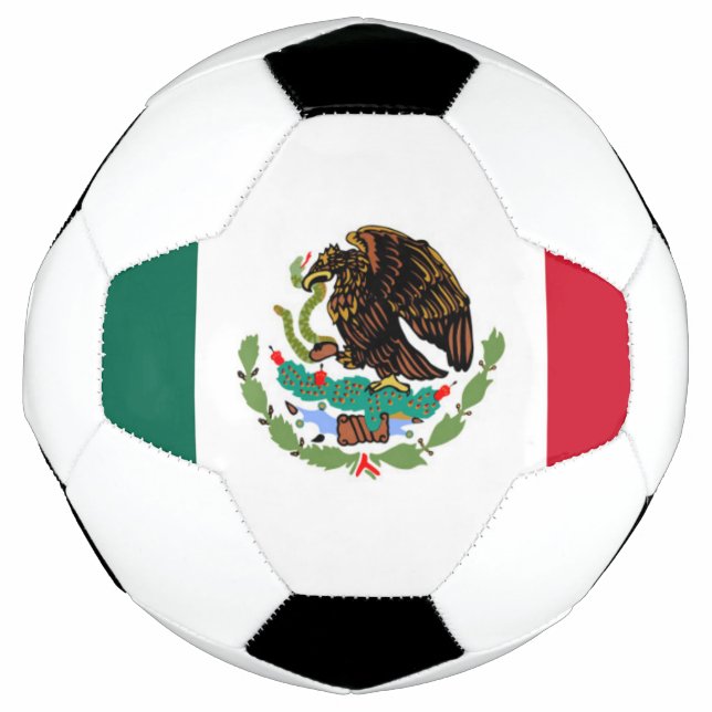Ballon De Foot Drapeau du Mexique (Devant)