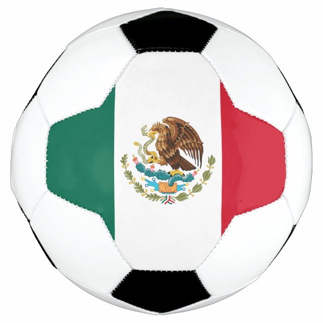 Ballon De Foot Drapeau du Mexique, Bandera de la République mexic (Devant)