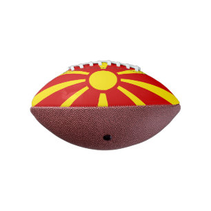 Ballon De Foot Drapeau du mini football de Macédoine