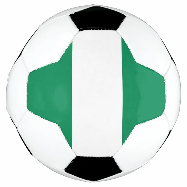 Ballon De Foot Drapeau du Nigéria (Devant)