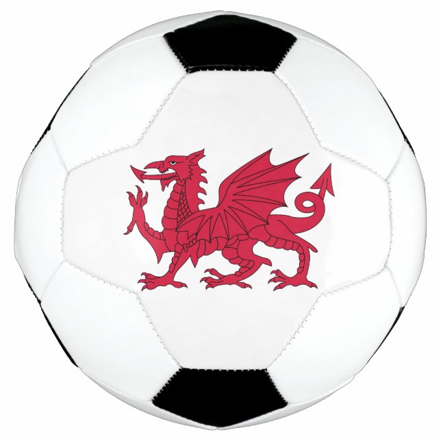 Ballon De Foot Drapeau du Pays de Galles (Devant)