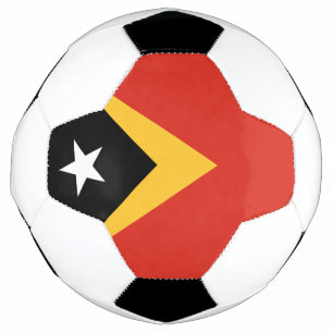 Ballon De Foot Drapeau du Timor oriental