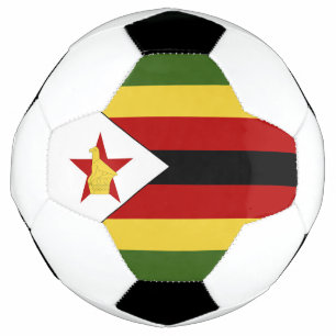 Ballon De Foot drapeau du Zimbabwe