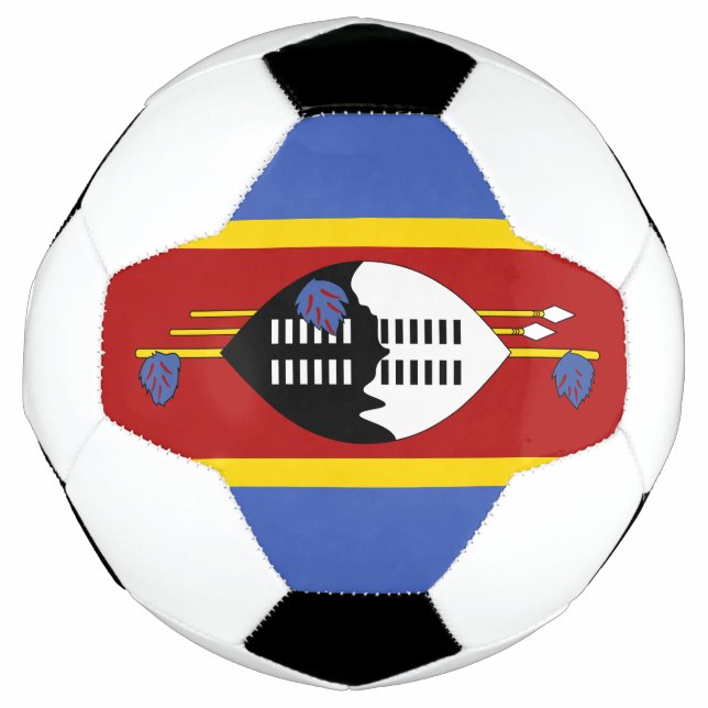 Ballon De Foot Drapeau Eswatini (Devant)