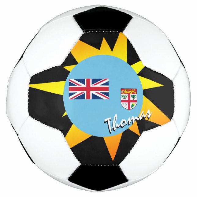 Ballon De Foot Drapeau fidjien de football / BANG (Devant)