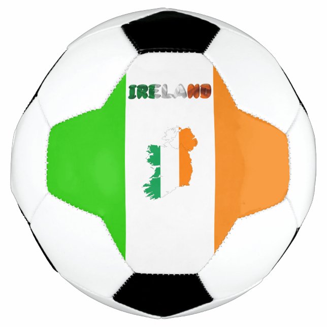 Ballon De Foot Drapeau irlandais (Devant)