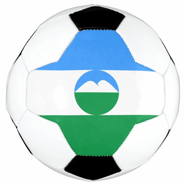 Ballon De Foot Drapeau Kabardino Balkaria (Devant)