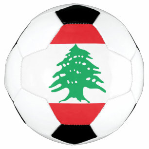Ballon De Foot Drapeau libanais