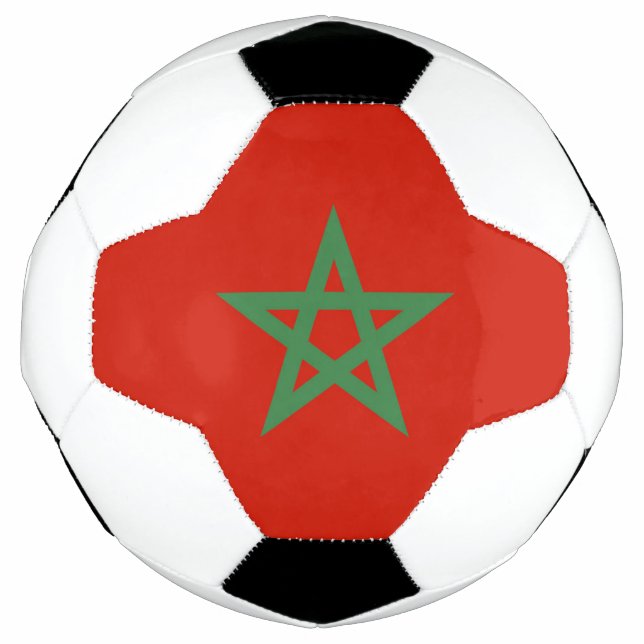 Ballon De Foot drapeau marocain (Devant)