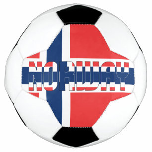 Ballon De Foot Drapeau Norvège Adorable Patriotique