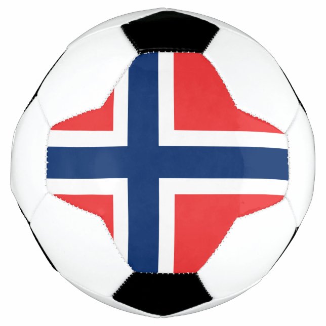 Ballon De Foot Drapeau norvégien (Devant)