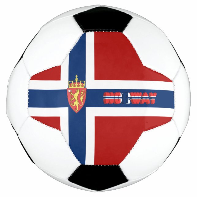Ballon De Foot Drapeau norvégien (Devant)