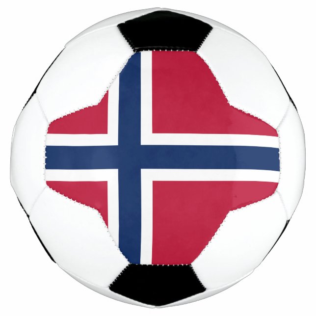 Ballon De Foot Drapeau norvégien (Devant)