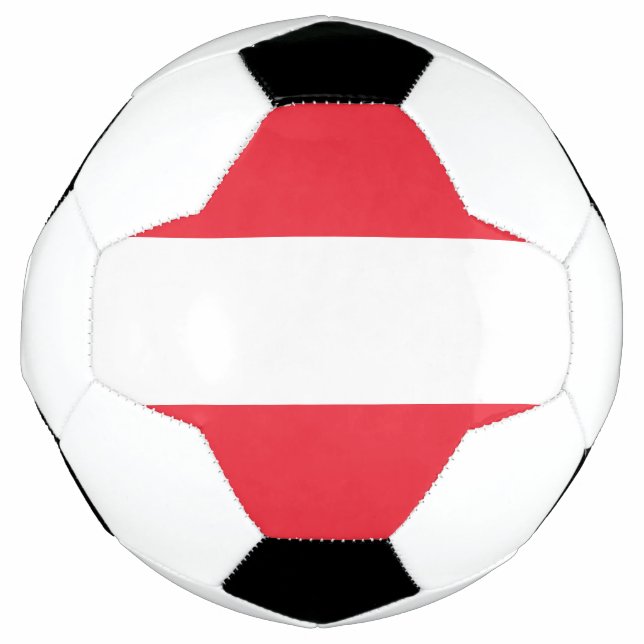 Ballon De Foot Drapeau patriotique autrichien (Devant)