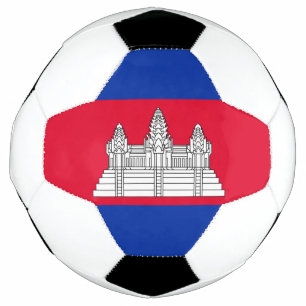 Ballon De Foot Drapeau patriotique cambodgien