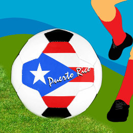 Ballon De Foot Drapeau Porto Rico & Porto Rico / Sports