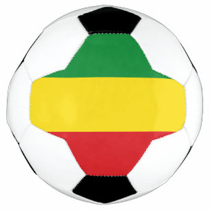 Ballon De Foot Drapeau rastafarien Rasta Ethiopie