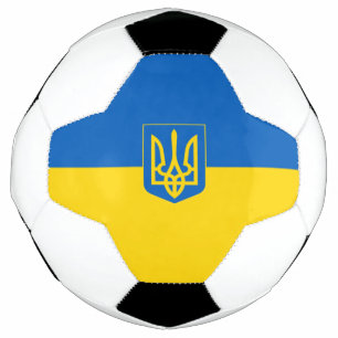 Ballon De Foot Drapeau ukrainien - Armoiries
