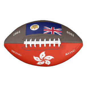 Ballon De Foot Drapeaux de Hong Kong Avant Et Après 1997 Rugby