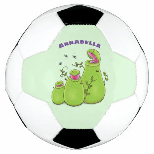 Ballon De Foot Drôle carnivore carnivore carnivore plante dessin