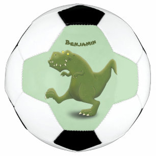 Ballon De Foot Drôle T rex dinosaure dessin animé humour