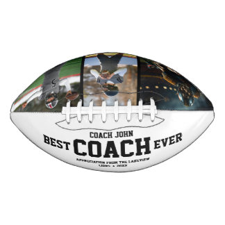 Ballon De Foot Editable Football Coach Appreciation Photo Design