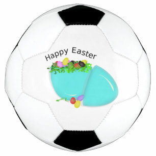 BALLON DE FOOT EGG "HAPPY EASTER"
