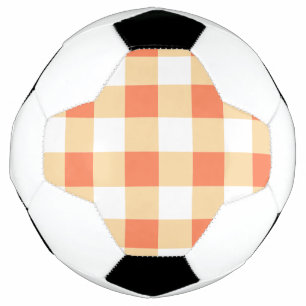 Ballon De Foot en vichy Motif