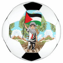 Enfant avec le drapeau de Keffiyeh Palestine