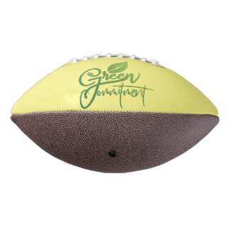 Ballon De Foot Engagement vert
