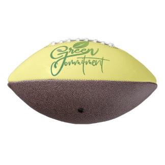 Ballon De Foot Engagement vert