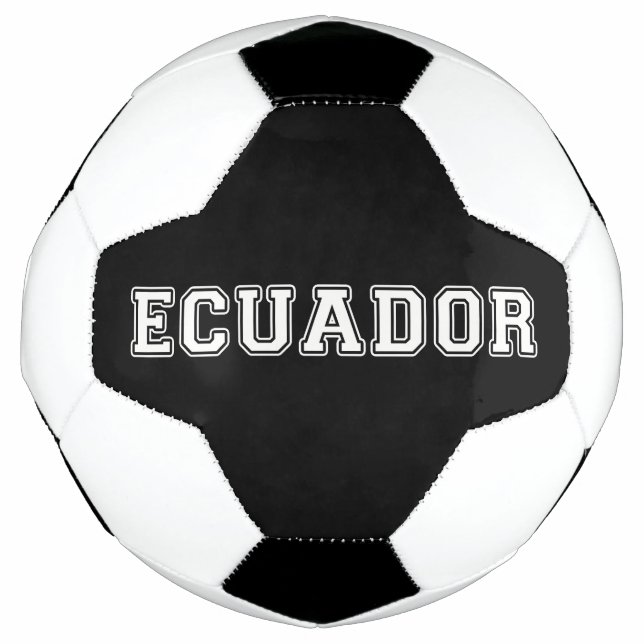 Ballon De Foot Équateur (Devant)