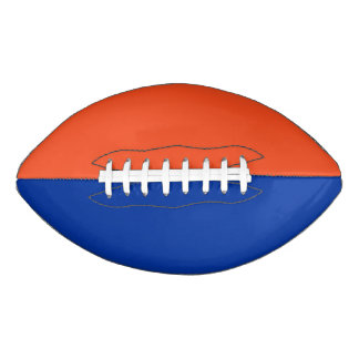 Ballon De Foot Équipe de collège Couleurs Bleu/Orange Football