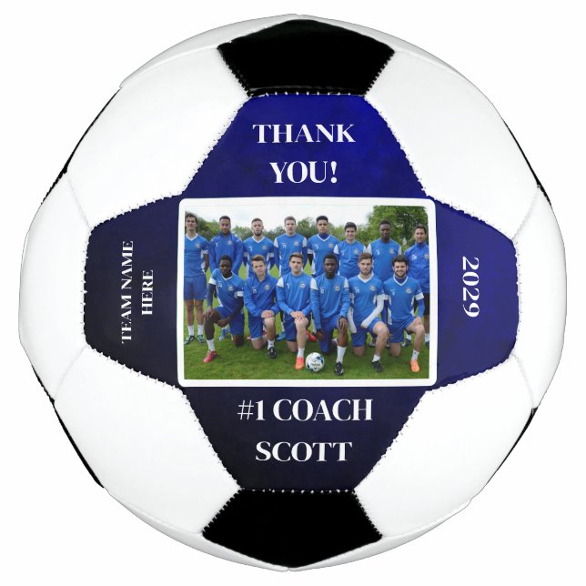 Ballon De Foot Équipe d'entraîneurs de football personnalisée Mer (Devant)