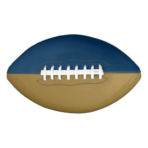 Ballon De Foot Équipe du collège Couleurs Marine Bleu/Or Football