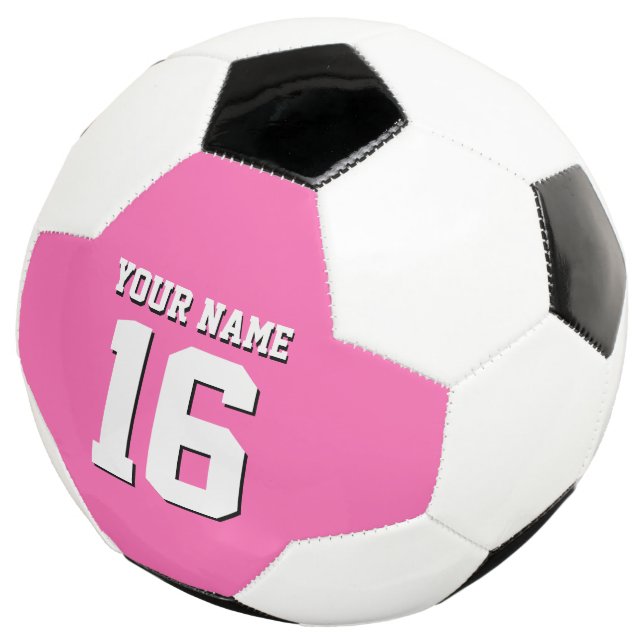 Ballon De Foot Équipe sportive Hot Pink Jersey (3/4)