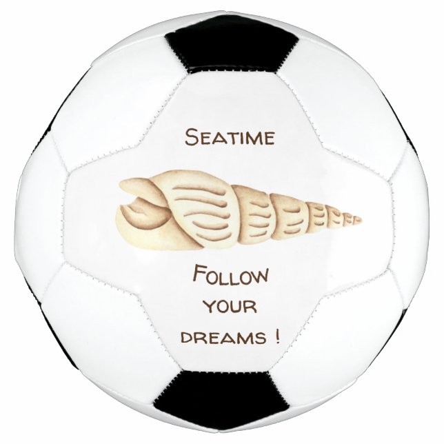 Ballon De Foot Été Suivez vos rêves Shell Romantic Cute (Devant)