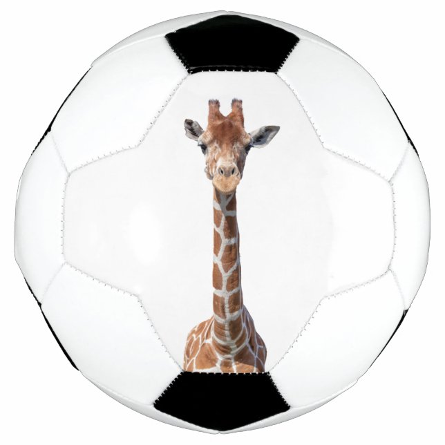 Ballon De Foot Face de girafe mignonne (Devant)