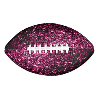 Ballon De Foot Faux pailletés rose foncé scintillent bling