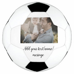 Ballon De Foot fête des pères son père papa ajouter un texte phot