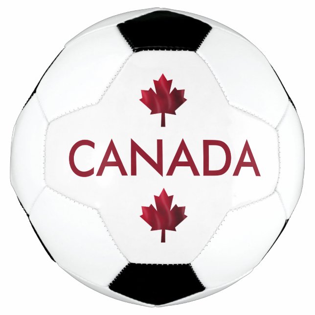 Ballon De Foot Feuille d'érable du Canada (Devant)