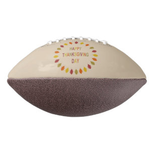 Ballon De Foot Feuilles de chêne de Thanksgiving