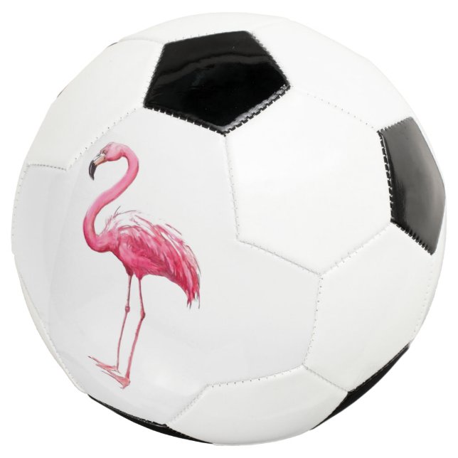 Ballon De Foot Flamant rose rose (3/4)