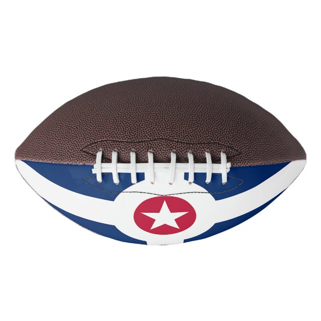 Ballon De Foot Football américain avec drapeau d'Indianapolis (Devant)